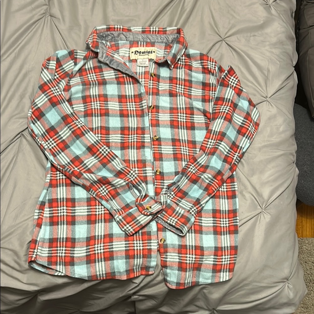 Domini Red and Blue Plaid Shirt